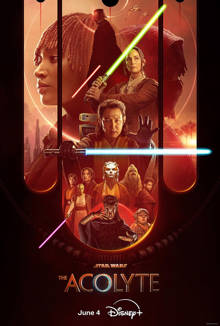Affiche officielle de Star Wars : The Acolyte