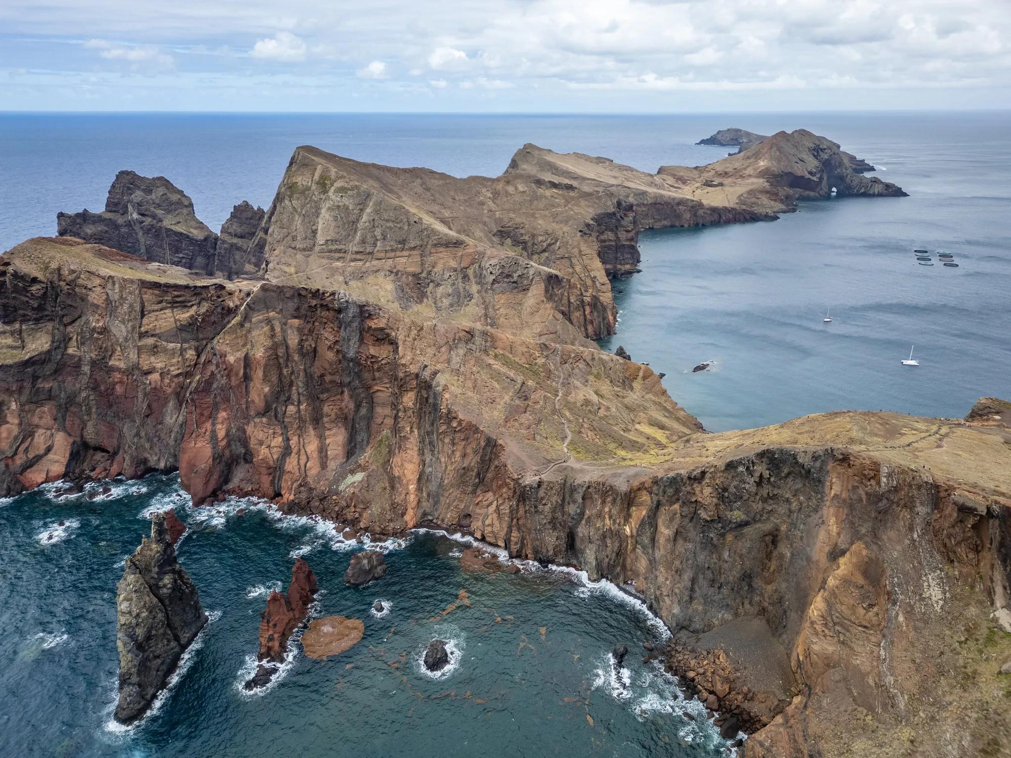Vue panoramique de la presqu’île de São Lourenço